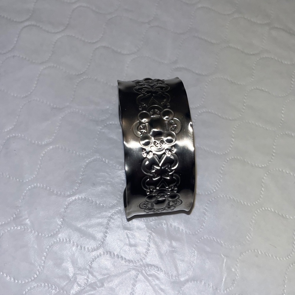 F.E. Taylor aluminum cuff bracelet
